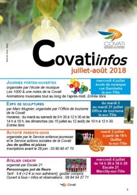 Affiche : Juillet - août 2018