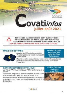 Affiche : Juillet - août 2021